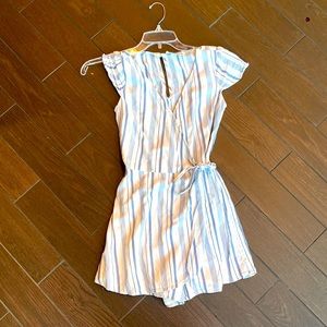 Hollister Blue and White wrap around romper, Size XS, Good Condition